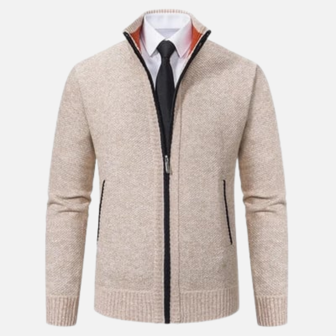 Fleece Vest - Relaxed Fit Ribbed Hem & Warm Insulation
