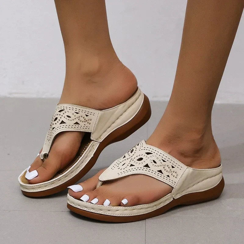 Flip Flops – Tilted Sole And Arch Support For Steady Walk