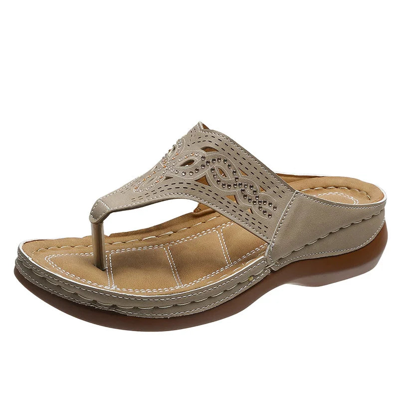 Flip Flops – Tilted Sole And Arch Support For Steady Walk