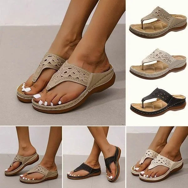 Flip Flops – Tilted Sole And Arch Support For Steady Walk