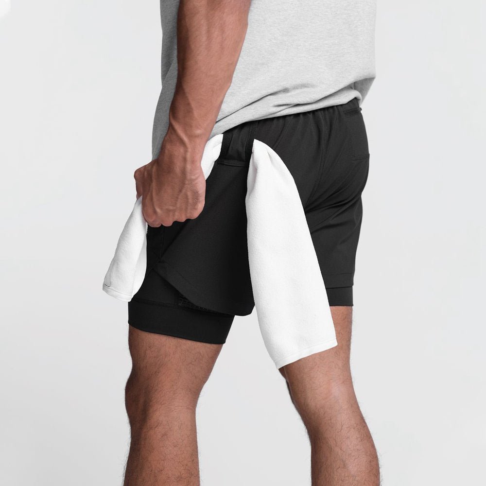 Gym Shorts - Lightweight Polyester Blend And Wide Motion