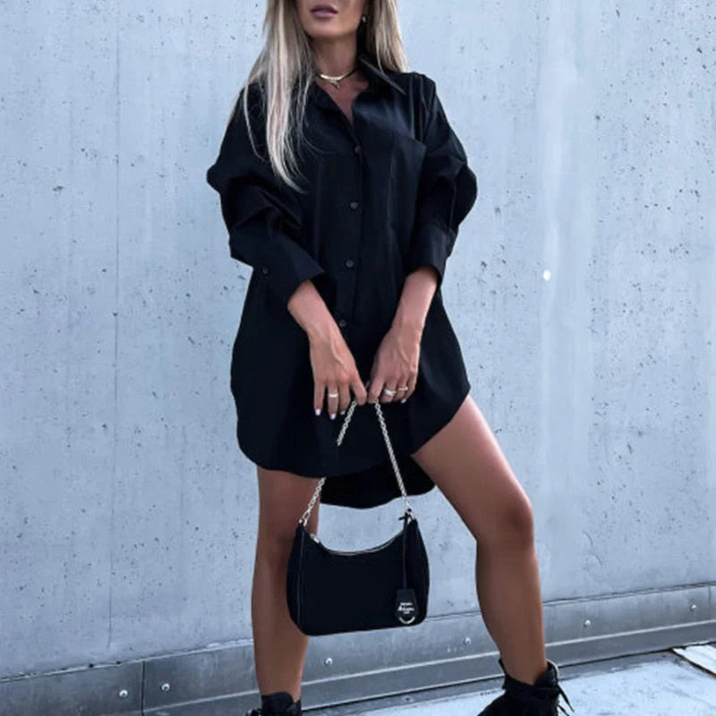 Women's Cotton Oversized Blouse-1