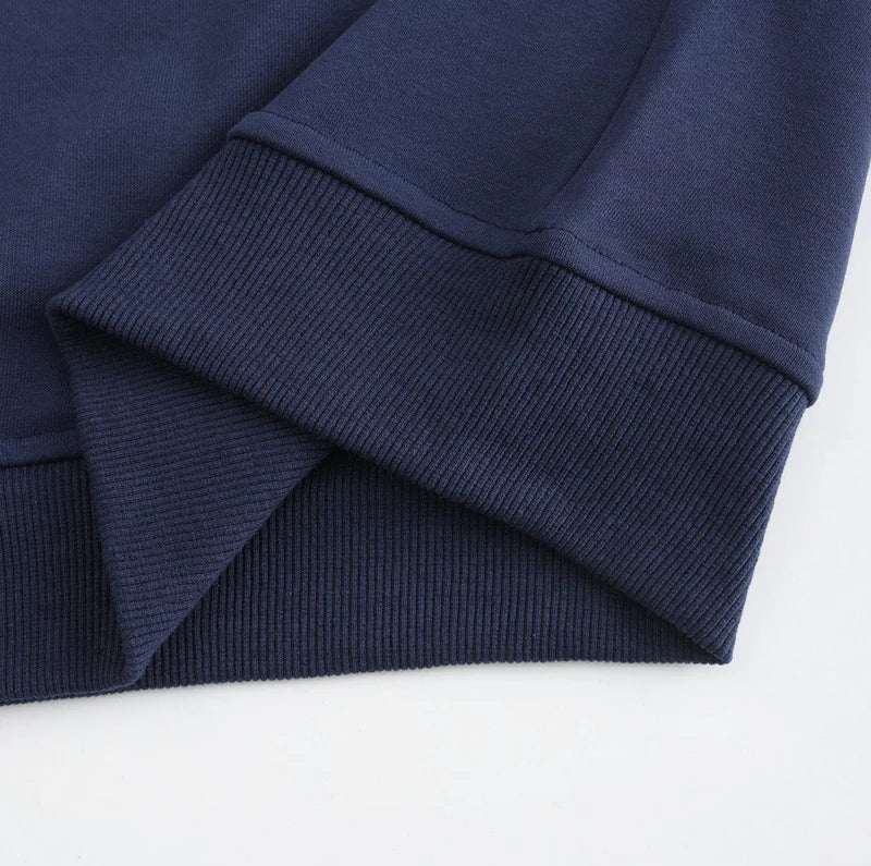Half Zip Top - Sleek Zip Front & Soft Blend Layering Ease