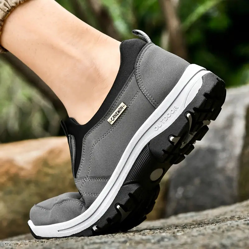 Hiking Shoes - Polyester Blend Upper & Shock Absorption