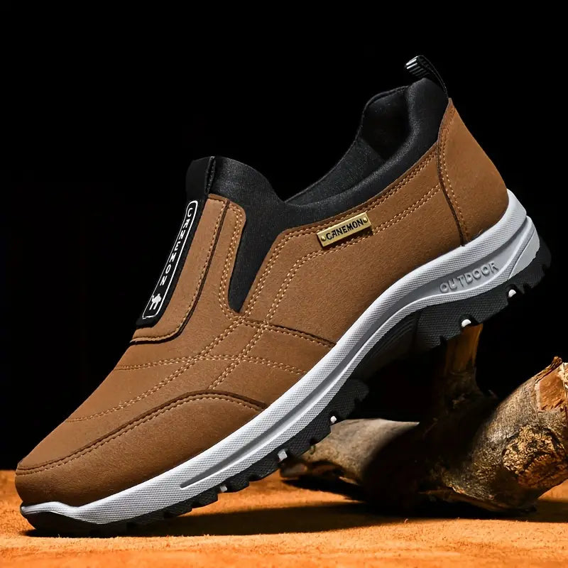 Hiking Shoes - Polyester Blend Upper & Shock Absorption