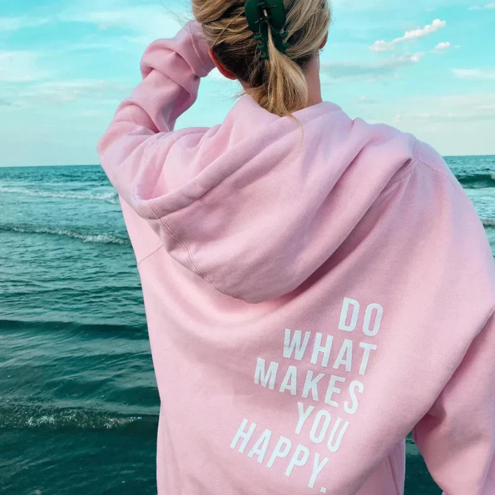 Hooded Sweatshirt – Soft-Blend Hood Long Sleeves & Freedom
