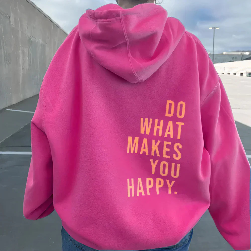 Hooded Sweatshirt – Soft-Blend Hood Long Sleeves & Freedom