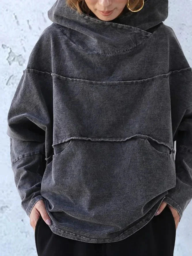 Hoodie - Loose Shape & Hooded Neck For Freer Movement
