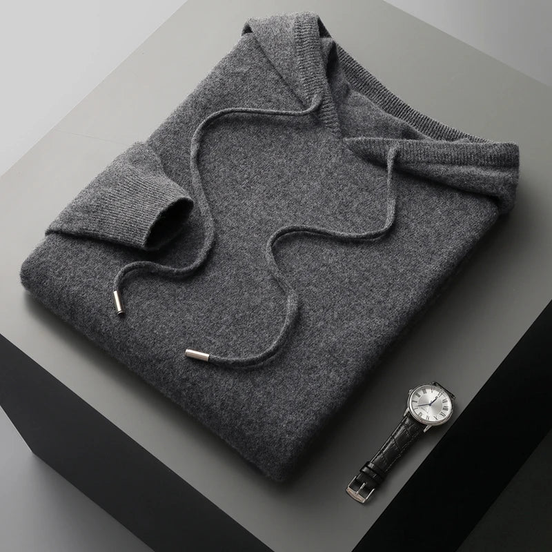 Hoodie - Soft Blend Fabric & Adjustable Hood Ribbed Cuffs