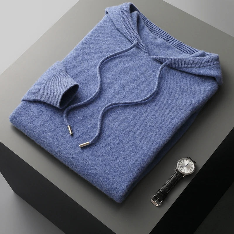 Hoodie - Soft Blend Fabric & Adjustable Hood Ribbed Cuffs