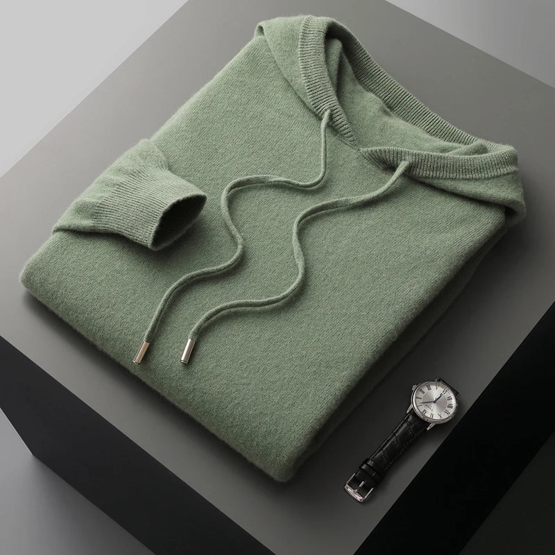 Hoodie - Soft Blend Fabric & Adjustable Hood Ribbed Cuffs