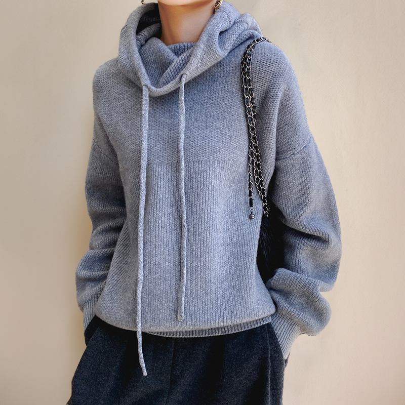 Hoodie - Soft Blend Flowing Shape & Lightweight Covering