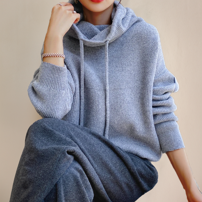 Hoodie - Soft Blend Flowing Shape & Lightweight Covering