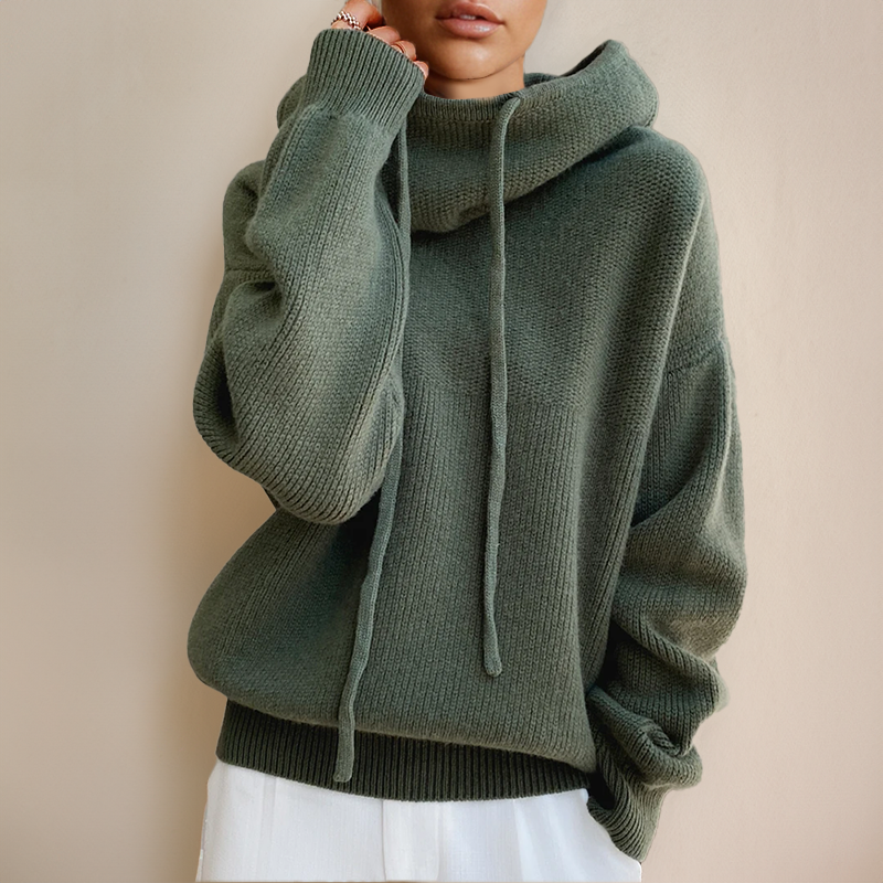 Hoodie - Soft Blend Flowing Shape & Lightweight Covering