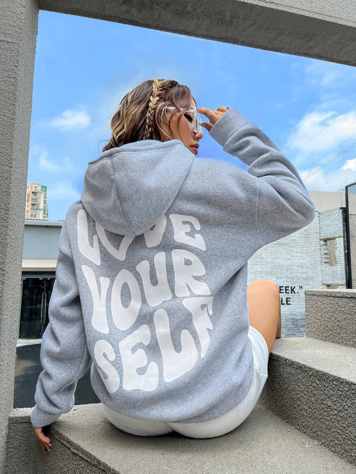 Hoodie – Soft Blend Hood With Drawstring & Chest Pocket