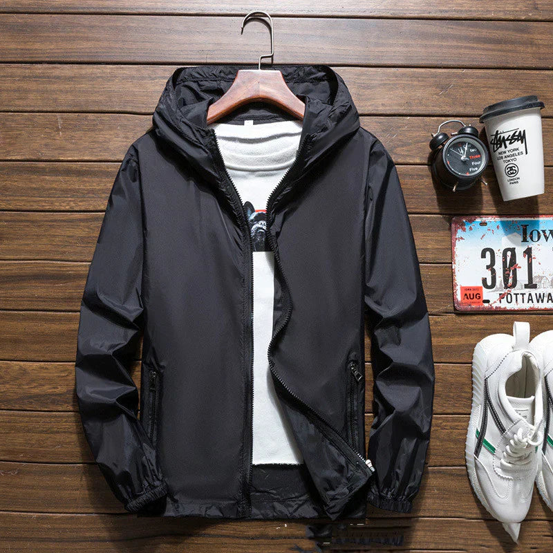 Jacket – Adjustable Hood and Durable Windproof Barrier