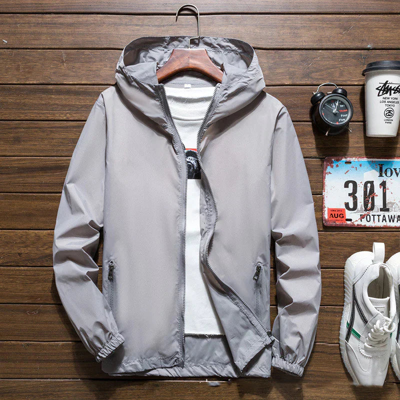 Jacket – Adjustable Hood and Durable Windproof Barrier