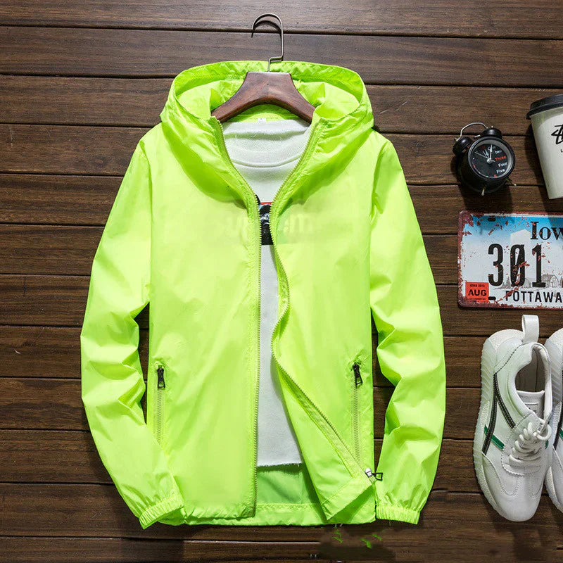 Jacket – Adjustable Hood and Durable Windproof Barrier