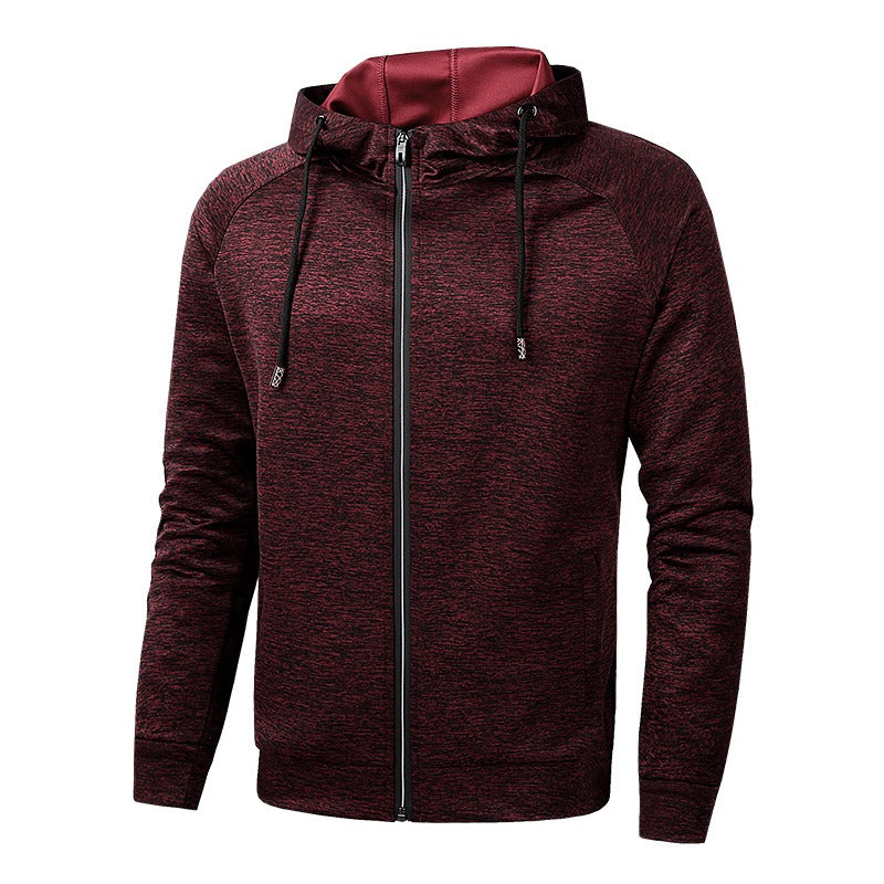 Jacket - Attached Hood And Zip Front For Wind Protection