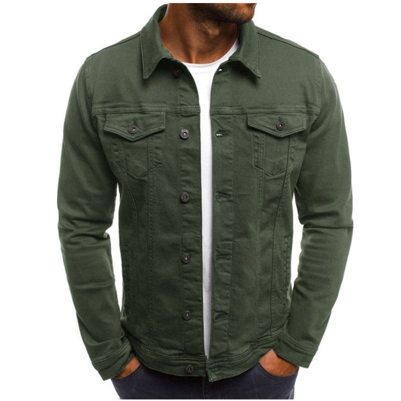Jacket - Button Front Shirt Collar & Pocket Storage
