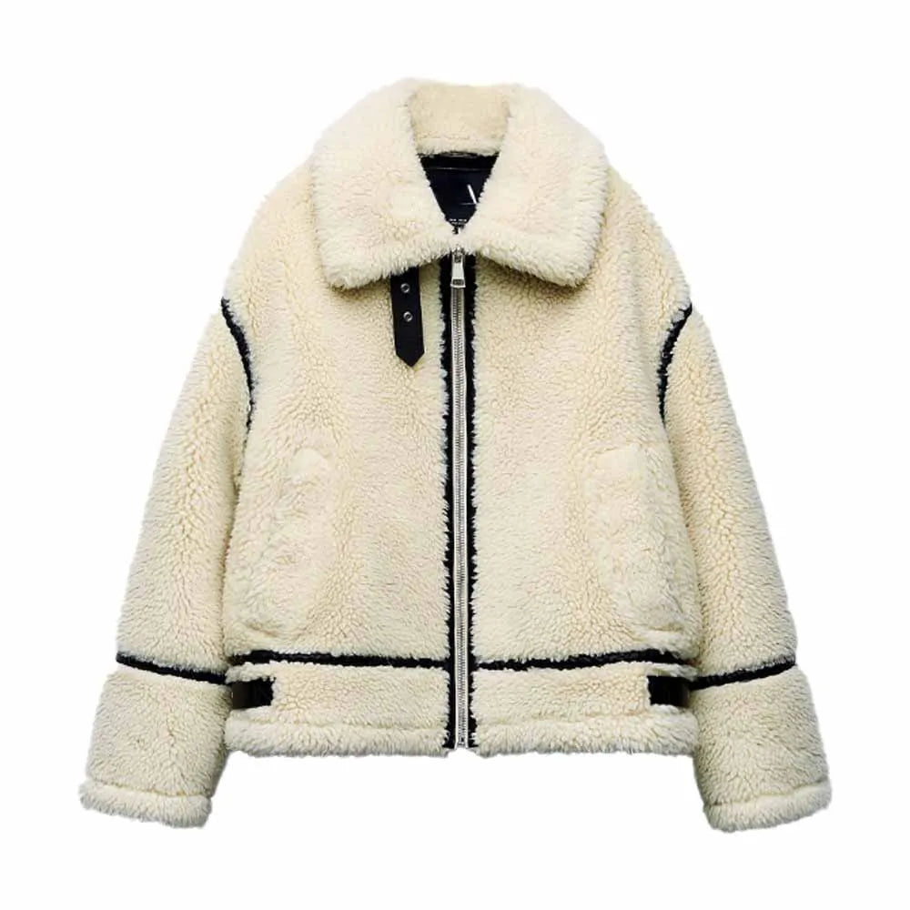 Jacket - Plush Blend Oversized Shape And Extra Coverage