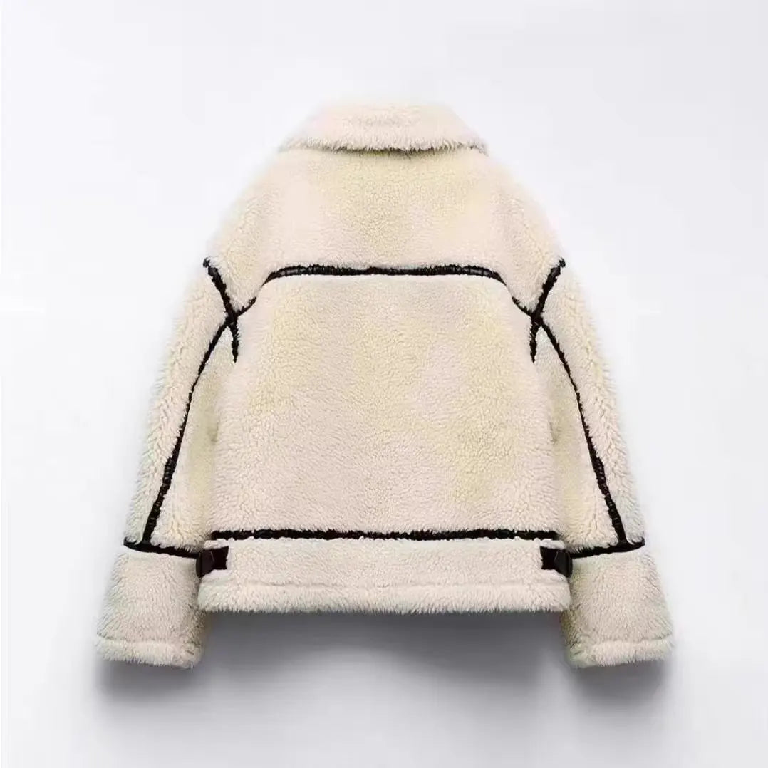 Jacket - Plush Blend Oversized Shape And Extra Coverage