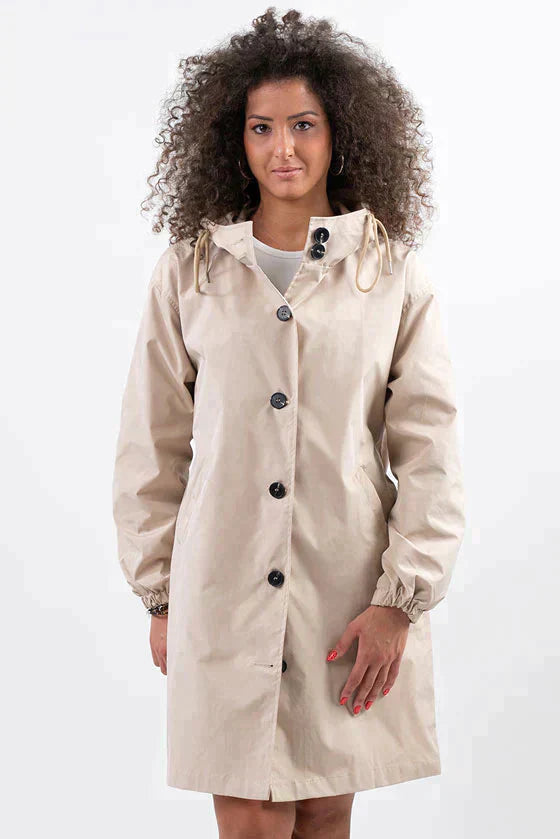 Jacket – Polyester Blend Hooded Design & Rain Protection