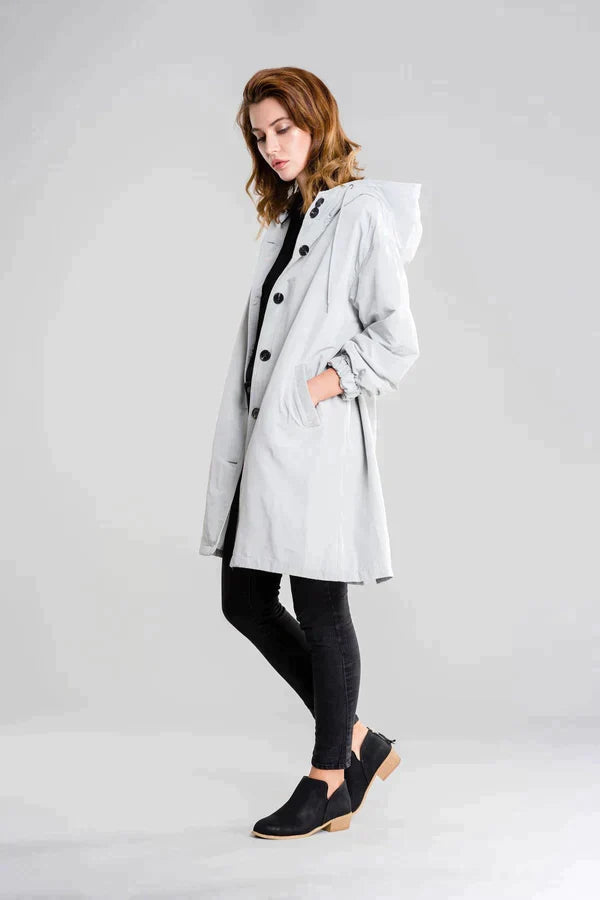 Jacket – Polyester Blend Hooded Design & Rain Protection