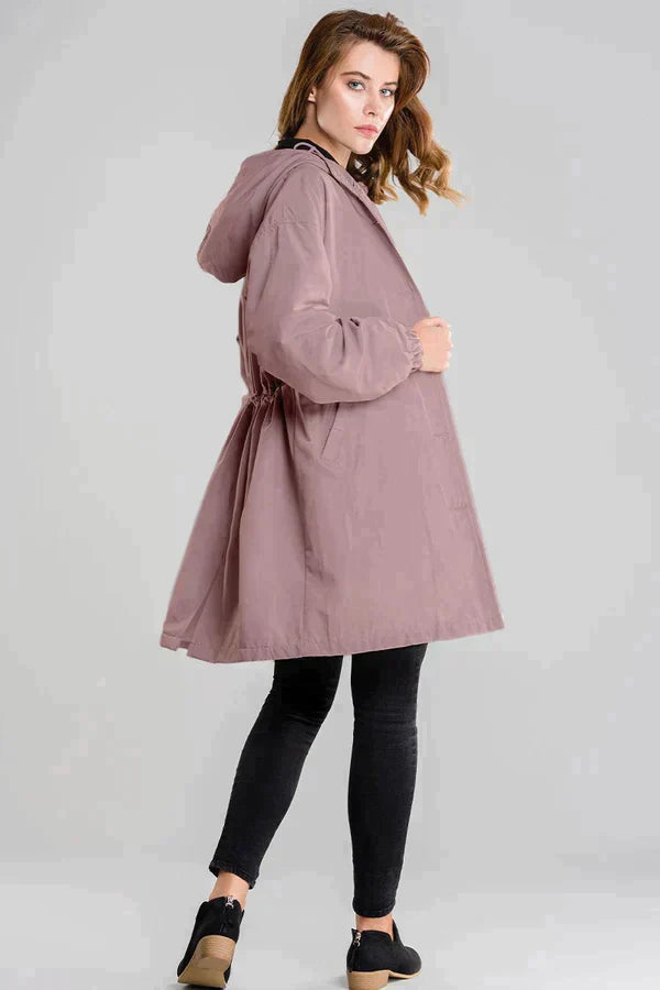 Jacket – Polyester Blend Hooded Design & Rain Protection