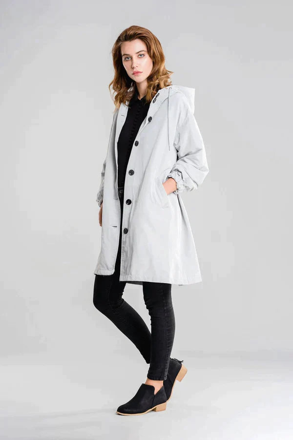Jacket – Polyester Blend Hooded Design & Rain Protection