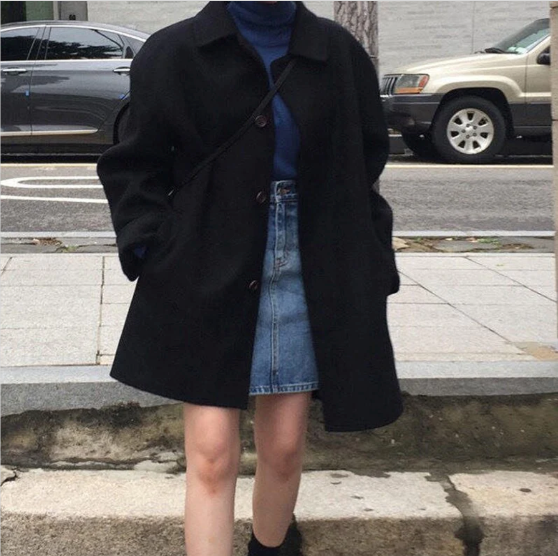 Jacket - Polyester Blend Long Cut & Easy Layering Comfort