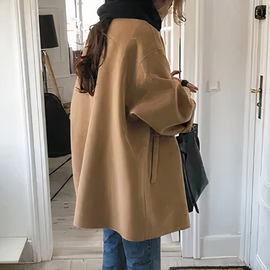 Jacket - Polyester Blend Long Cut & Easy Layering Comfort