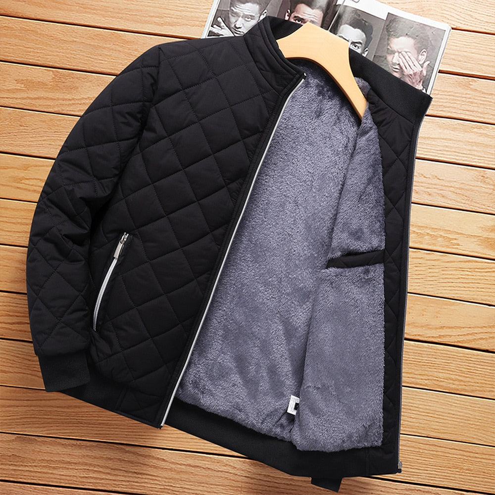 Jacket - Polyester Blend Slim Cut With Cuffs & Wind Shield