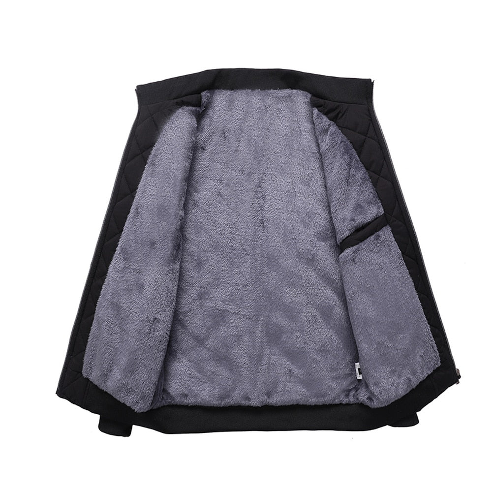 Jacket - Polyester Blend Slim Cut With Cuffs & Wind Shield