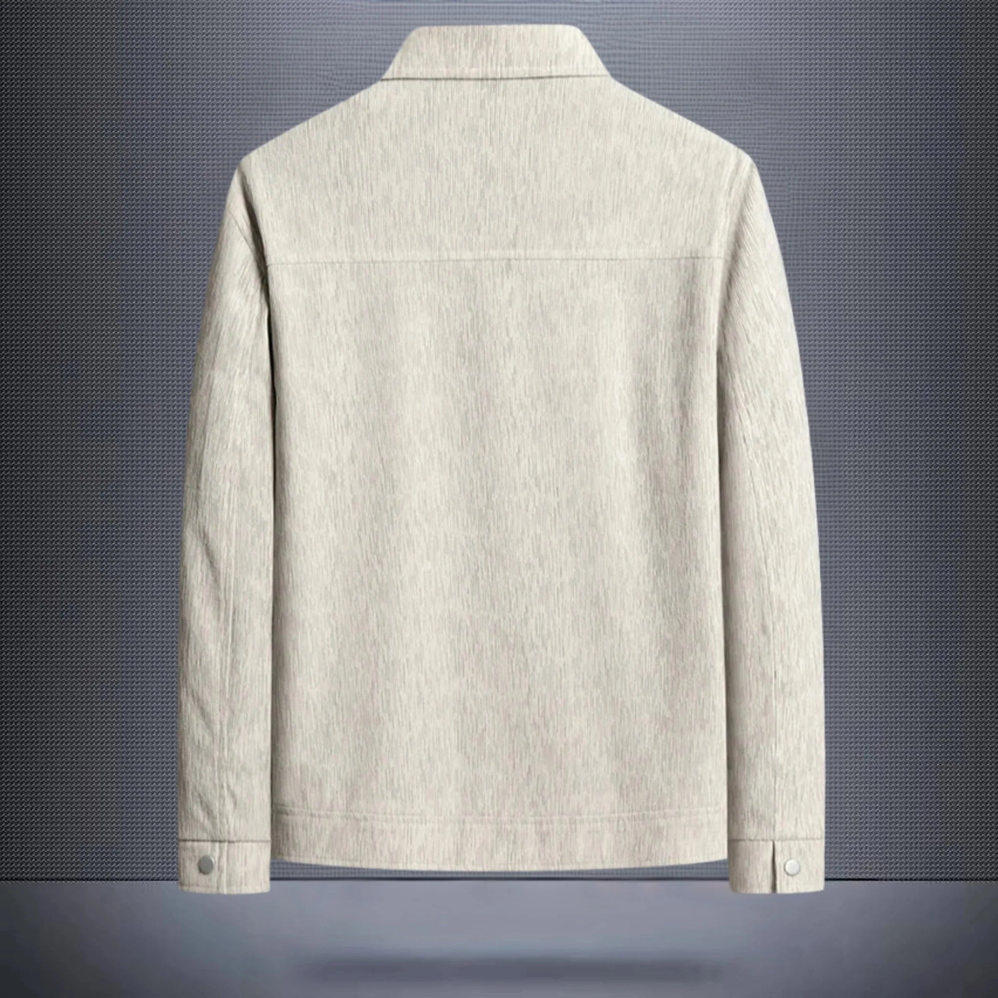 Jacket – Ribbed Texture & Straight Cut For Easy Movement