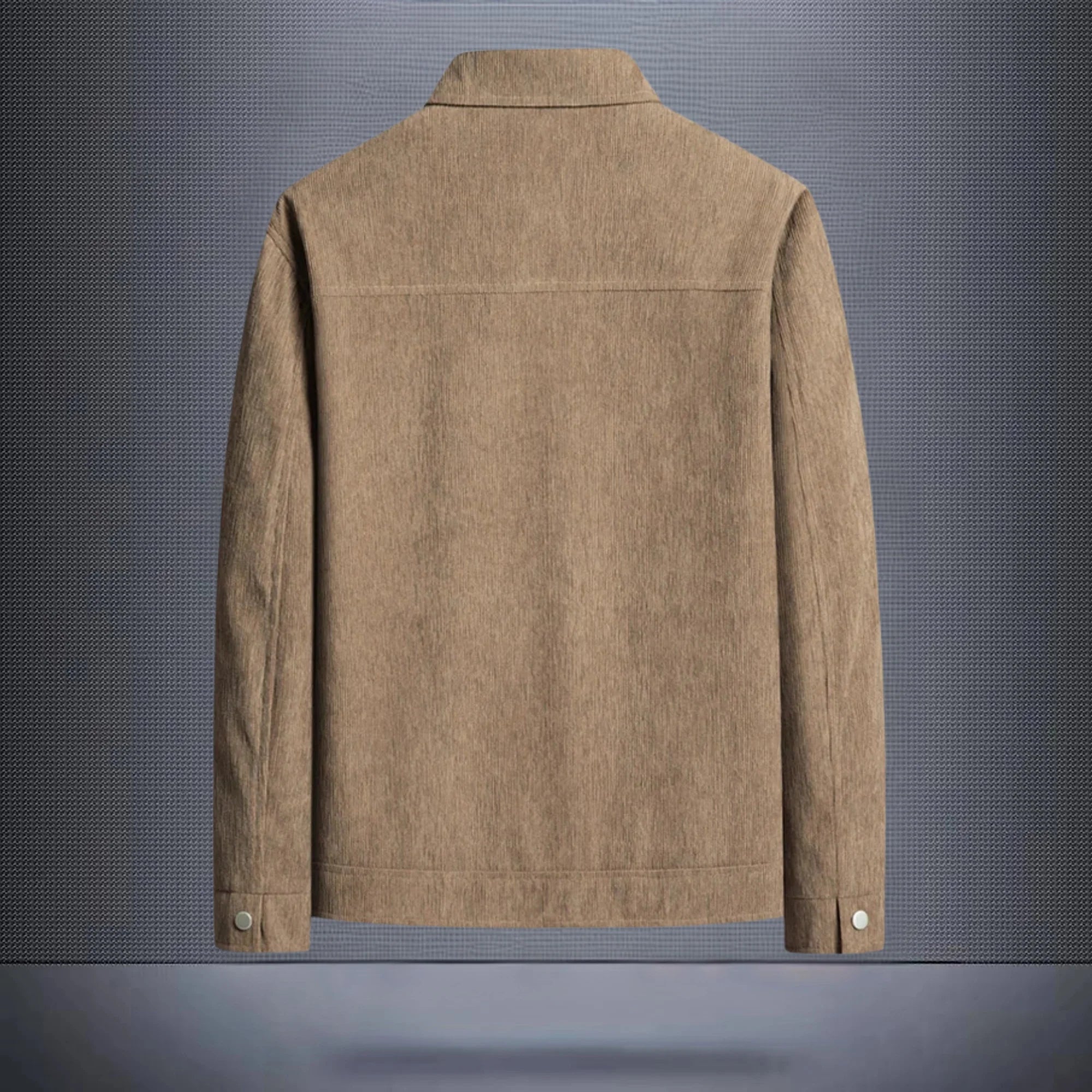 Jacket – Ribbed Texture & Straight Cut For Easy Movement