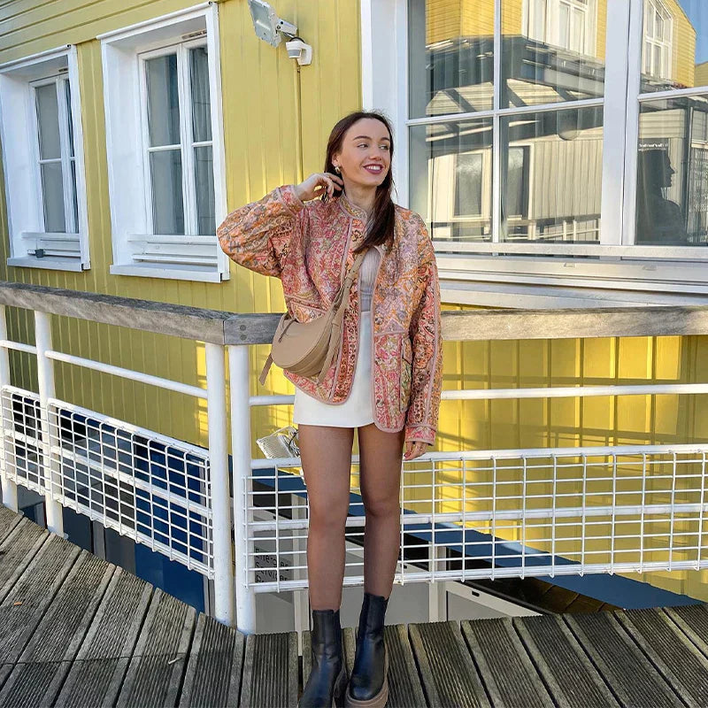 Jacket - Soft-Blend Round Neckline & Moves With Body