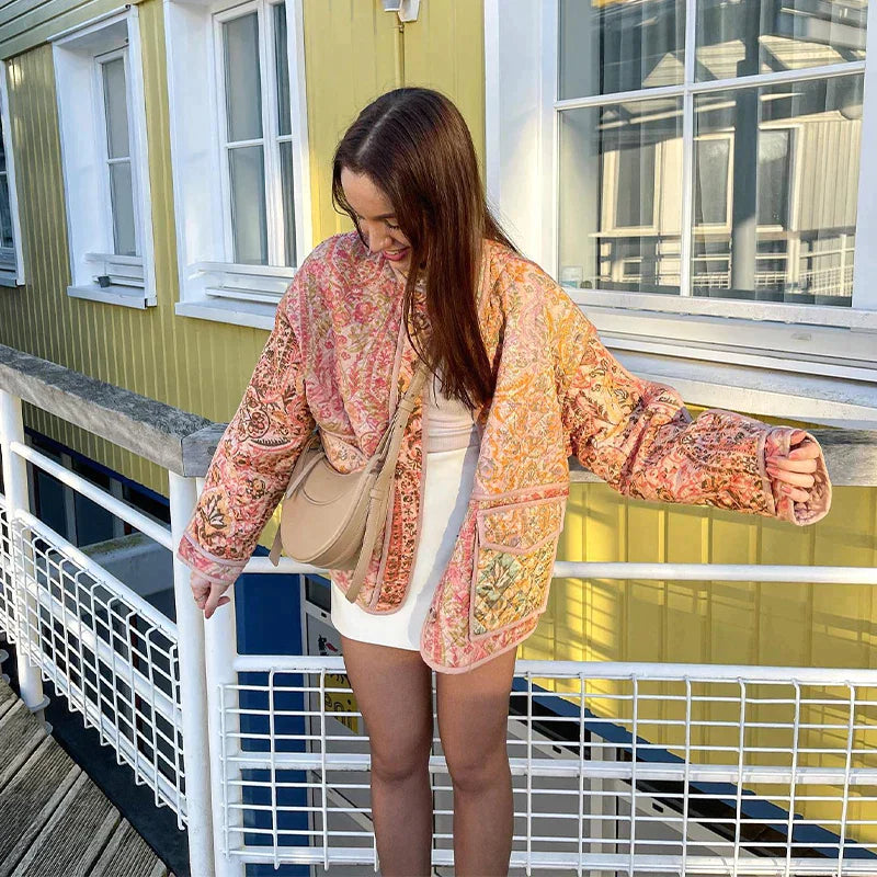 Jacket - Soft-Blend Round Neckline & Moves With Body