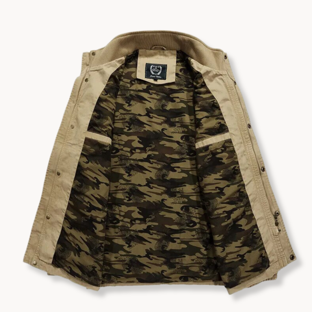Jacket - Stand Collar Multi Pocket Layout And Durable Build