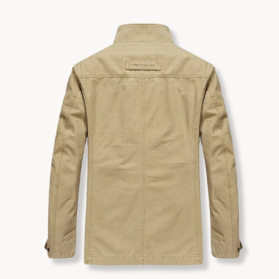 Jacket - Stand Collar Multi Pocket Layout And Durable Build