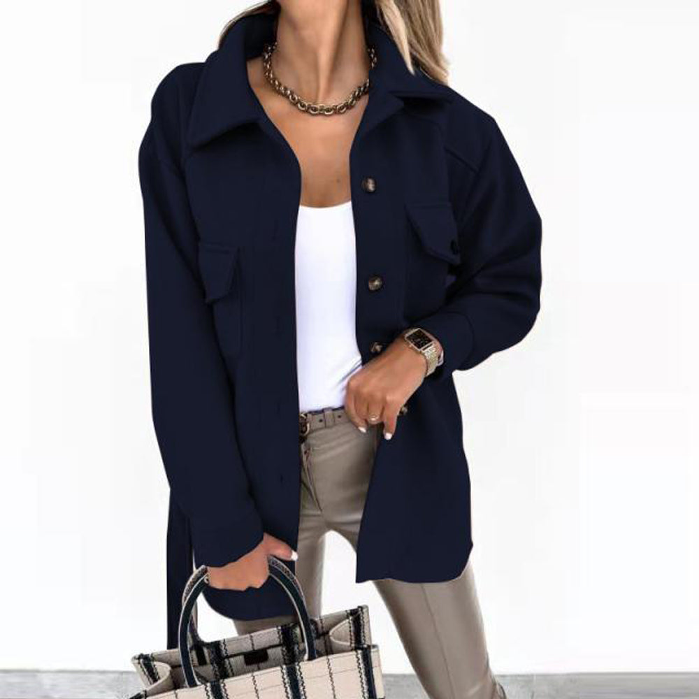 Jacket - Streamlined Shape & Polyester Blend Holds Form