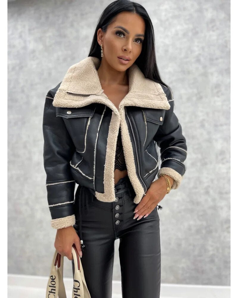Jacket - Tailored Collar & Clean Front Closure Shaped Fit