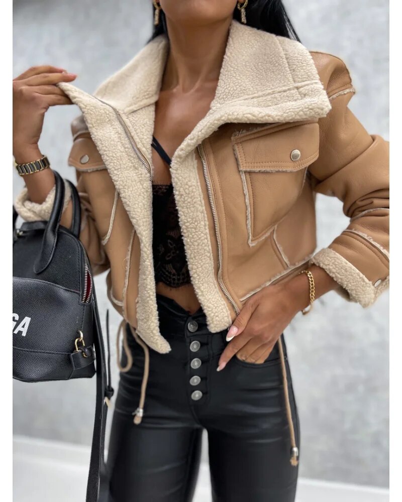Jacket - Tailored Collar & Clean Front Closure Shaped Fit