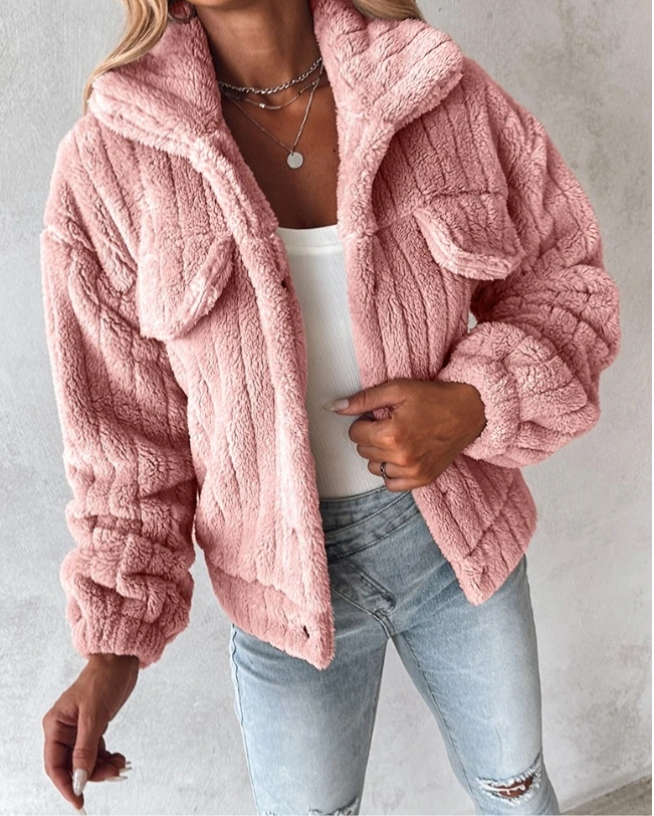 Jacket – Teddy Blend Layered Front & Light Insulation