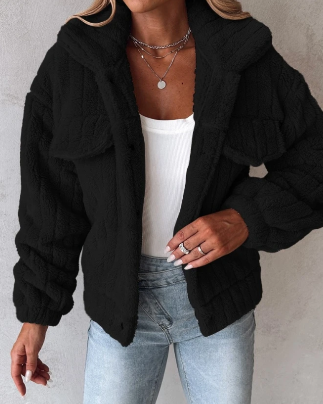 Jacket – Teddy Blend Layered Front & Light Insulation