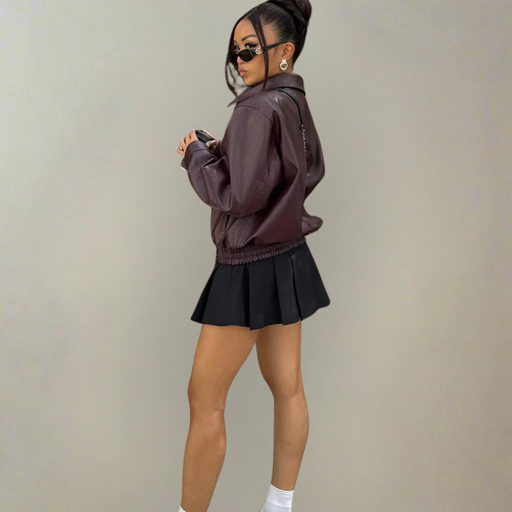 Jacket - Vegan Blend Finish & Structured Front Resists Wind