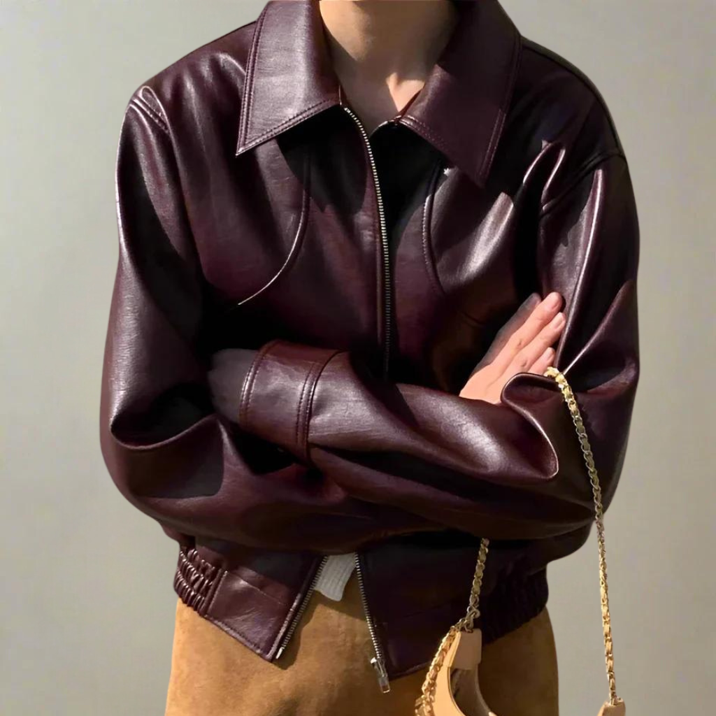 Jacket - Vegan Blend Finish & Structured Front Resists Wind