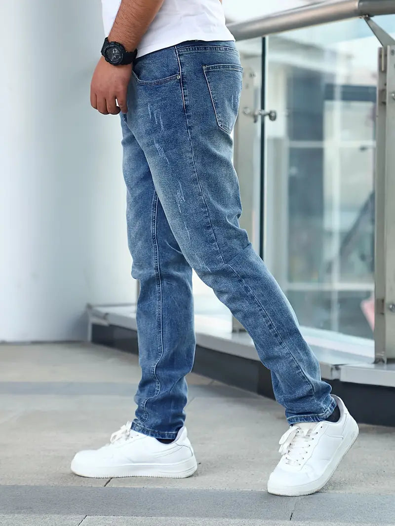 Jeans - Denim Blend Casual Cut & Easy Movement Fit
