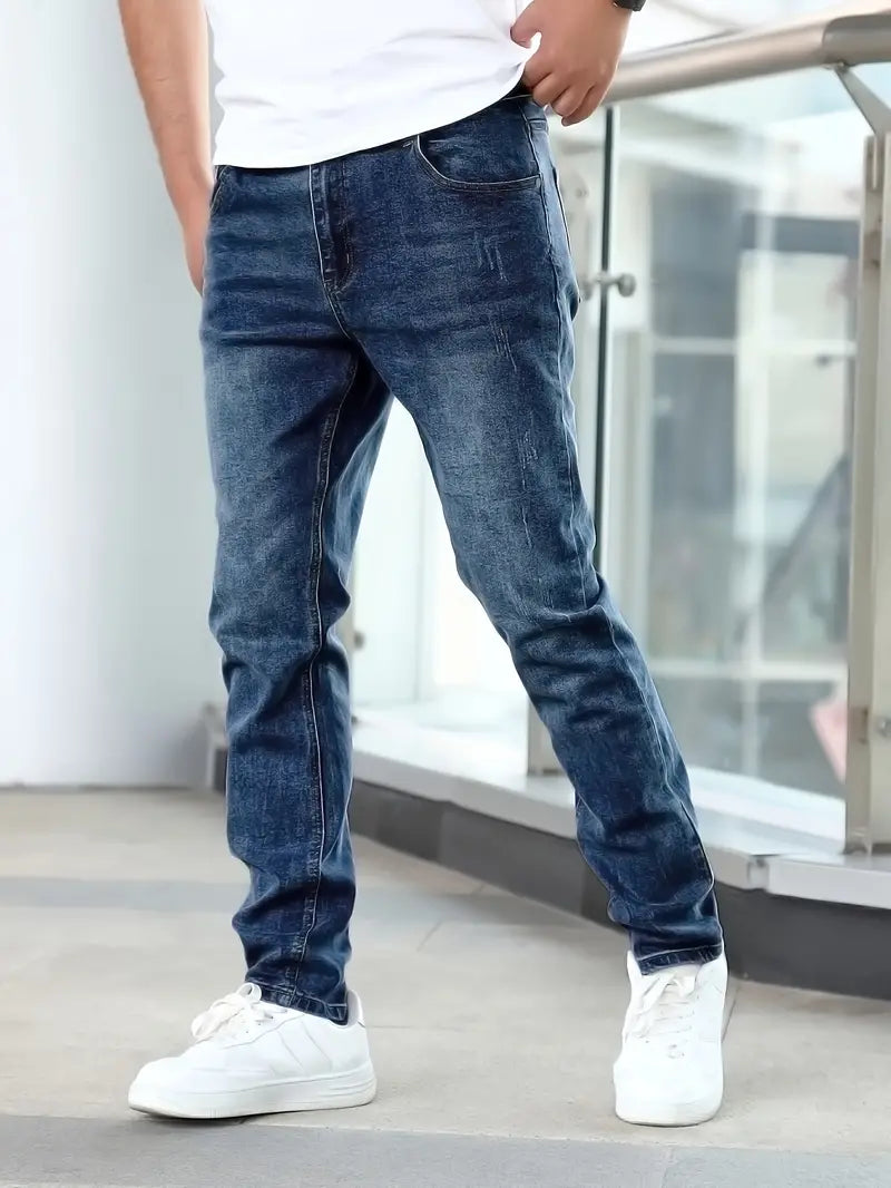 Jeans - Denim Blend Casual Cut & Easy Movement Fit