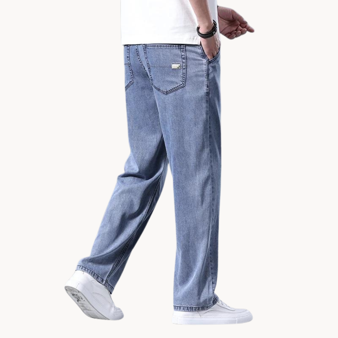 Jeans - Denim Blend Lower Rise & Roomy Hips Move Freely